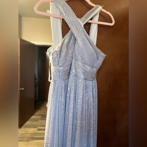 Calvin Klein Silver Long Dress